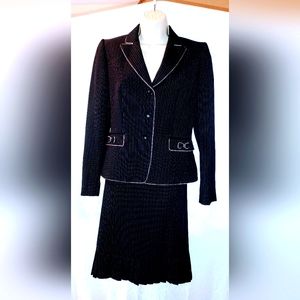 Tahari Pinstripe Suit